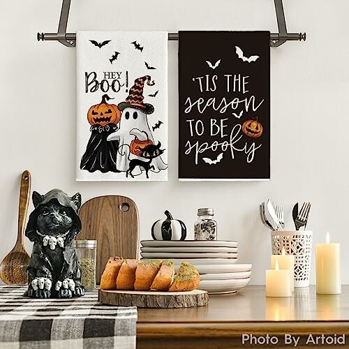 Artoid Mode Halloween Kitchen Towels