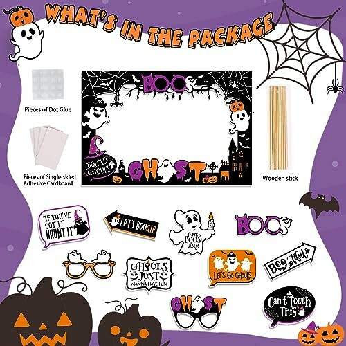 Halloween Party Photo Booth Props Frame