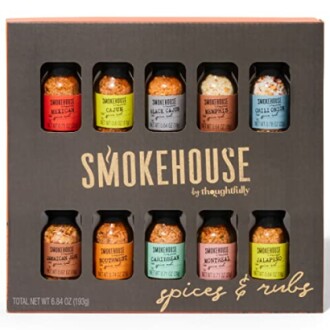 Assorted Smokehouse spices and rubs gift set.