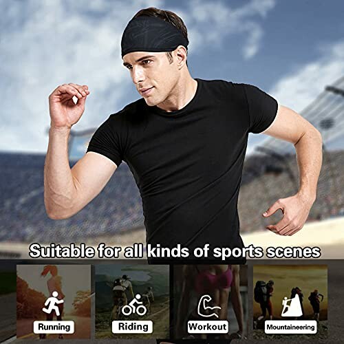 Acozycoo Men's Running Headband