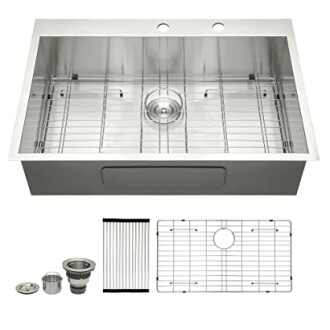 Talllor 33 Inch Drop-In Kitchen Sink