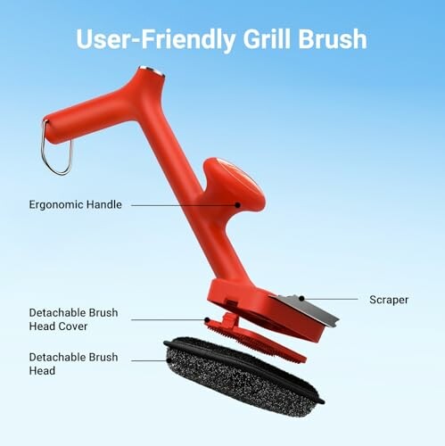 BBQ Grill Brush Bristle Free